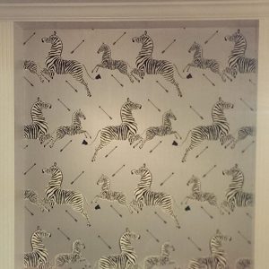 Scalamandre zebra wallpaper